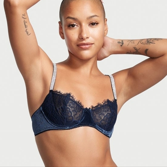 NWT Victoria's Secret Dream Angel's wicked push-up without padding velvet bra - Picture 1 of 9